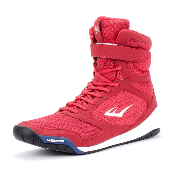 Elite Red High Top Boxing Shoes - Everlast Canada Elite Red High Top Boxing Shoes