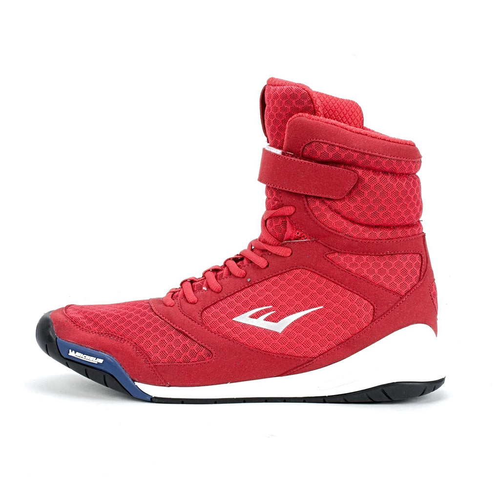 Elite Red High Top Boxing Shoes - Everlast Canada Elite Red High Top Boxing Shoes Red / 6