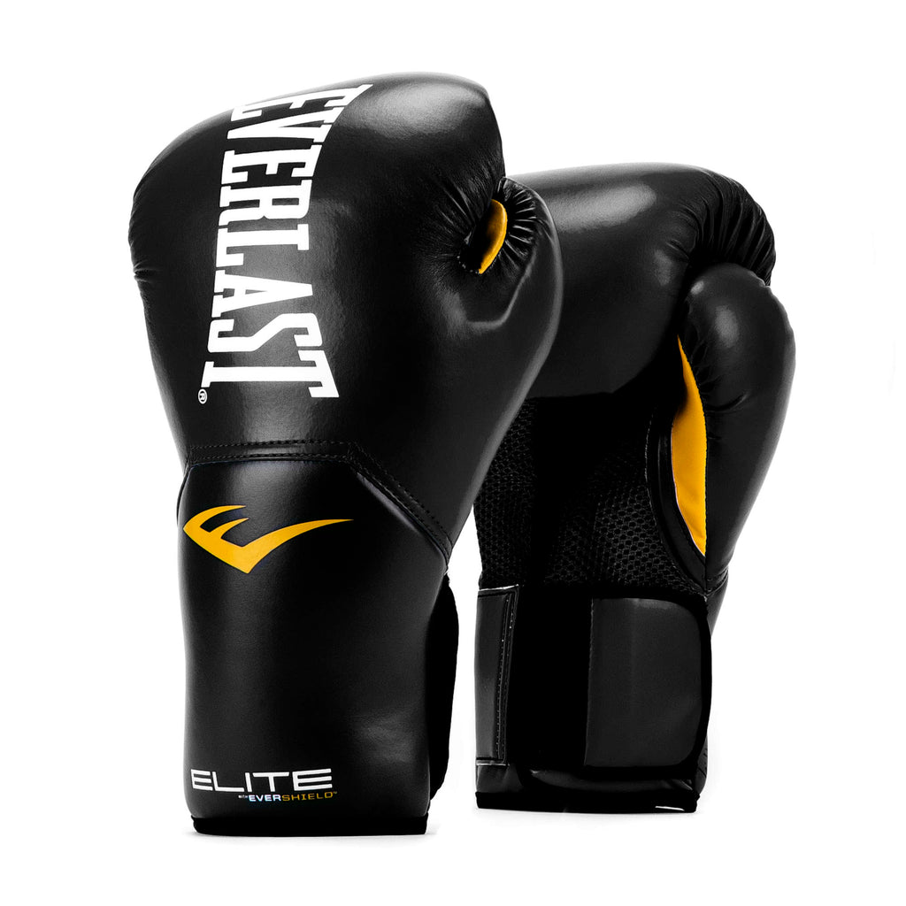 Elite Boxing Gloves - Everlast Canada Elite Boxing Gloves Black / 8OZ