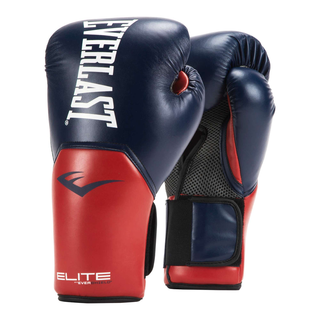 Elite Boxing Gloves - Everlast Canada Elite Boxing Gloves Blue/Red / 14OZ