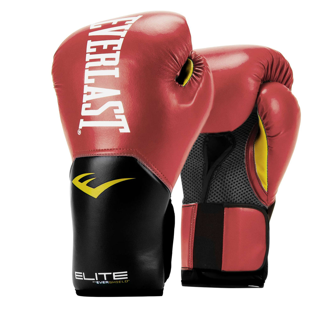 Elite Boxing Gloves - Everlast Canada Elite Boxing Gloves Red/Black / 14OZ