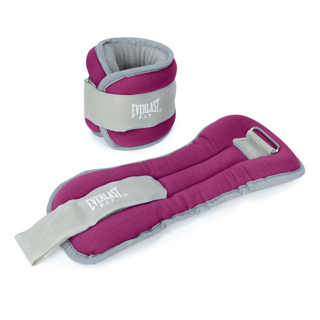 2lb Comfort Fit Ankle/Wrist Weights - Everlast Canada 2lb Comfort Fit Ankle/Wrist Weights Fuschia