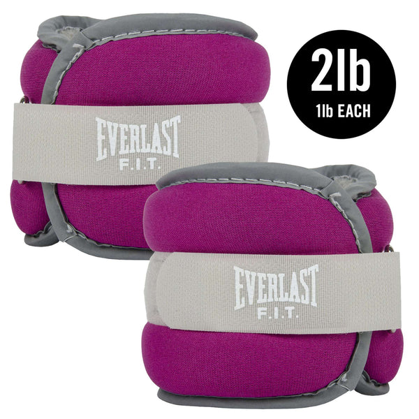 2lb Comfort Fit Ankle/Wrist Weights - Everlast Canada 2lb Comfort Fit Ankle/Wrist Weights