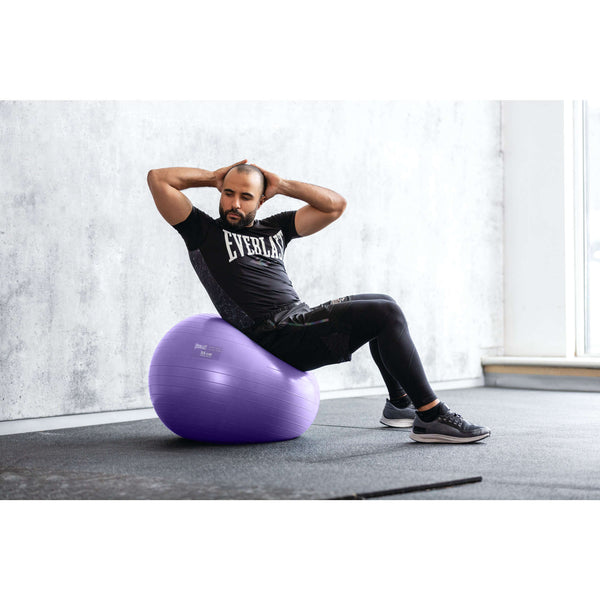 relayinert Exercise Ball Made With PVC Long-lasting And Eco-Friendly  Fitness Equipment Eco-friendly And Durable purple