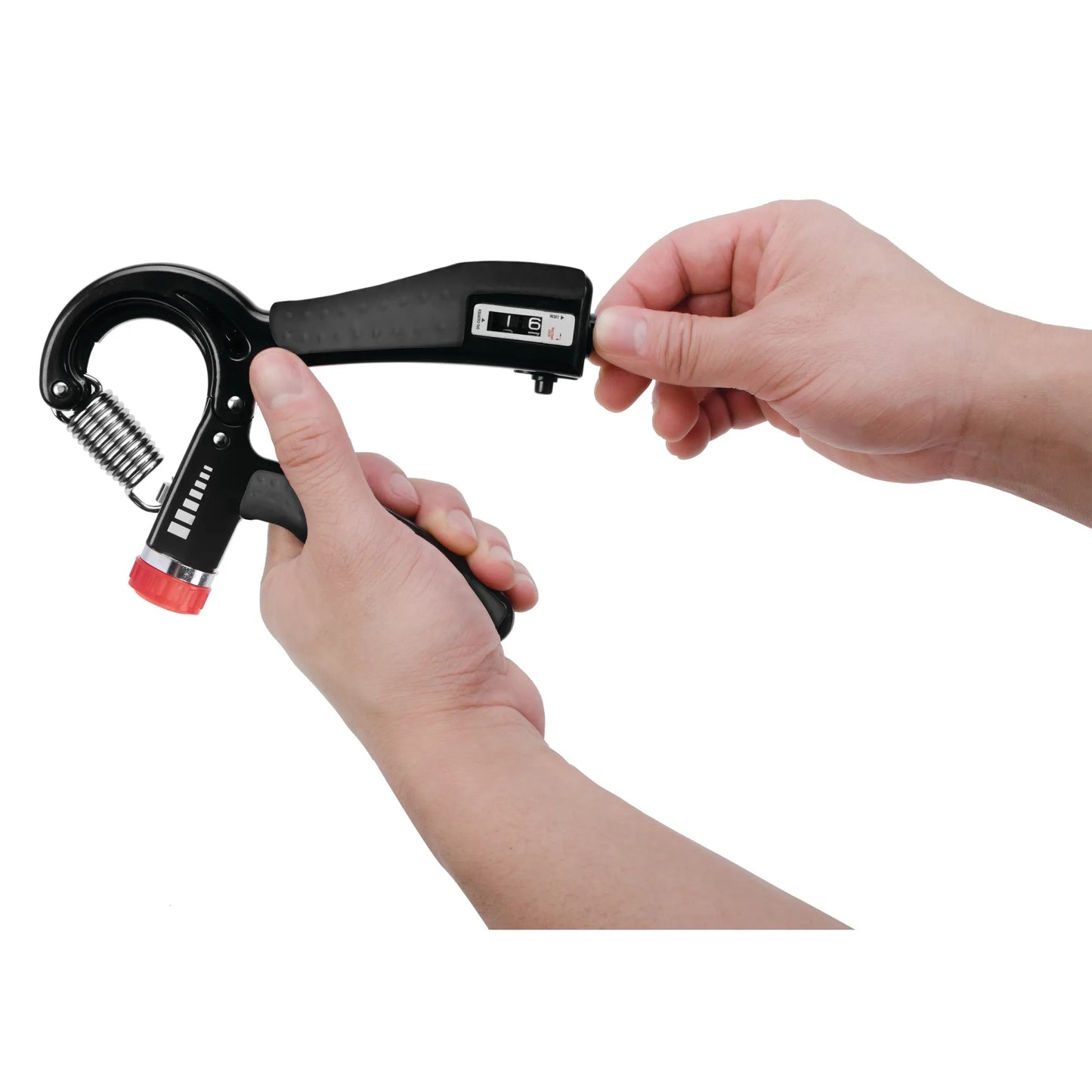 Adjustable Grip Strengthener with Rep Counter - Everlast Canada Adjustable Grip Strengthener with Rep Counter