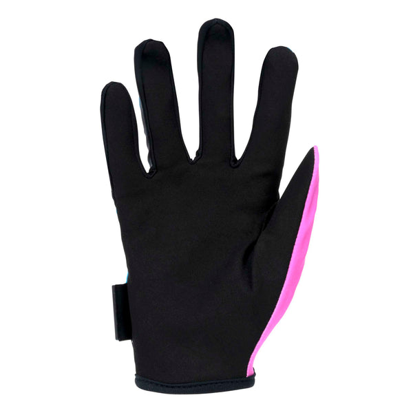 Full Finger Workout Gloves With Polygiene ViralOff (Blue & Pink) - Everlast Canada Full Finger Workout Gloves With Polygiene ViralOff (Blue & Pink)