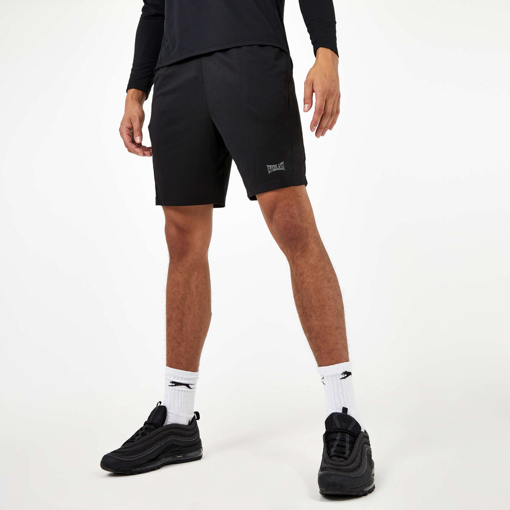 Men's Mesh Poly Shorts - Everlast Canada Men's Mesh Poly Shorts Black / SMALL