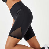 Women's Mesh Panel Cycling Shorts - Everlast Canada Women's Mesh Panel Cycling Shorts