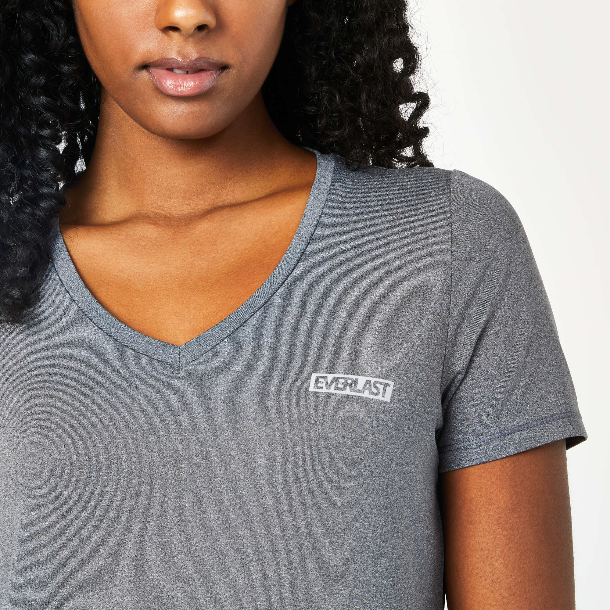 Women's V-Neck Mesh Tee - Everlast Canada Women's V-Neck Mesh Tee