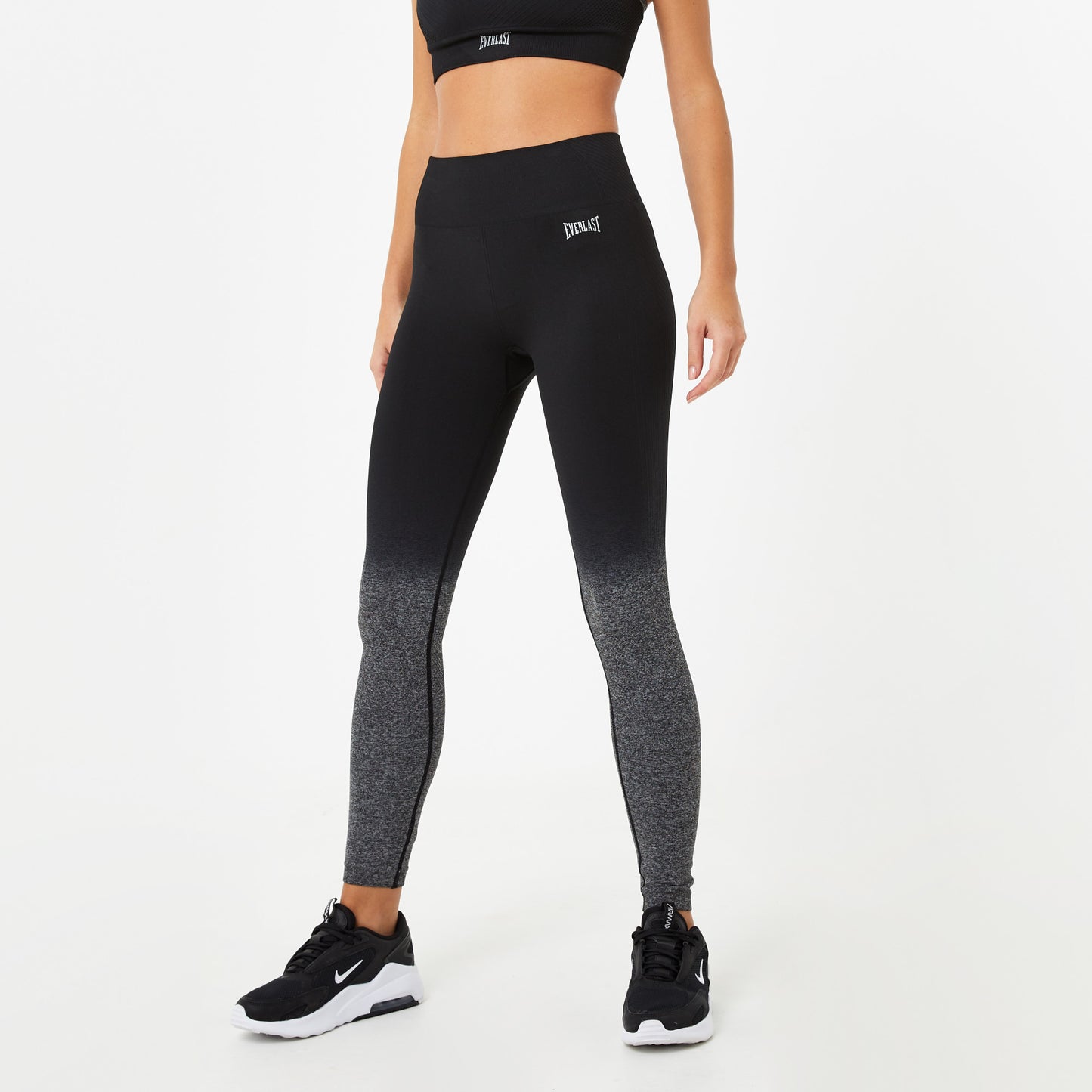 Women's Seamless Ombre Leggings - Everlast Canada Women's Seamless Ombre Leggings Black/Grey / 4