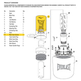 Powercore Freestanding Heavy Bag - Upper Main Foam Section - Replacement Part - Everlast Canada Powercore Freestanding Heavy Bag - Upper Main Foam Section - Replacement Part White