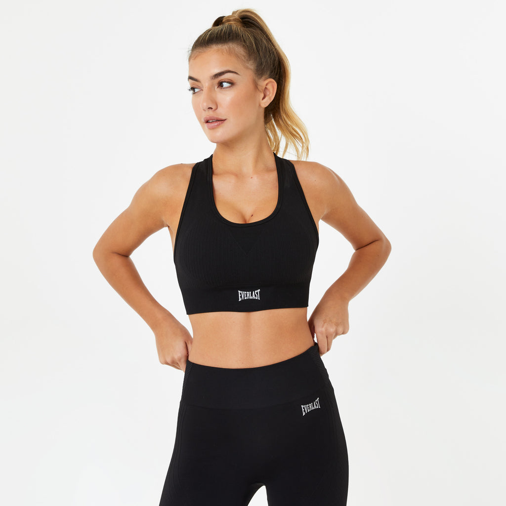 ❤️❤️ Women's RUNNING BARE Brand Size 8 Print Sports Bra Crop