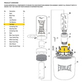 Powercore Freestanding Heavy Bag - Flex Neck - Replacement Part - Everlast Canada Powercore Freestanding Heavy Bag - Flex Neck - Replacement Part Black