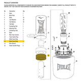 Powercore Freestanding Heavy Bag - Black Foam Ring - Replacement Part - Everlast Canada Powercore Freestanding Heavy Bag - Black Foam Ring - Replacement Part Black