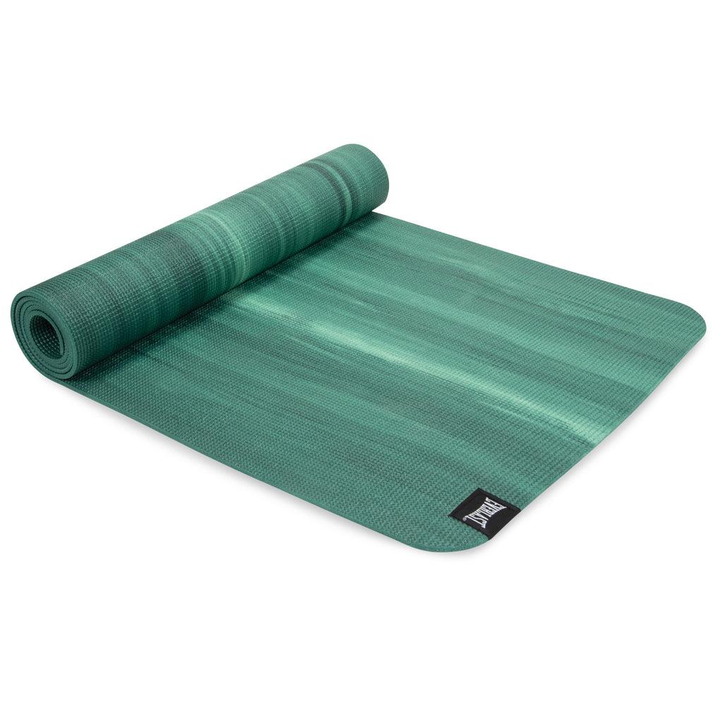 Everlast 5Mm (Per) Polymer Environmental Resin Yoga Mat - Green Blend Red