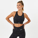 Women's Medium Support Racer Back Bra - Everlast Canada Women's Medium Support Racer Back Bra Black / 4