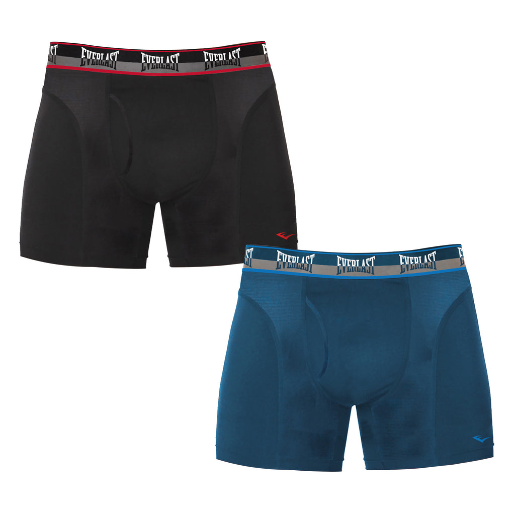 2 Pack Nylon Boxing Brief - Everlast Canada 2 Pack Nylon Boxing Brief Black/Navy / MEDIUM