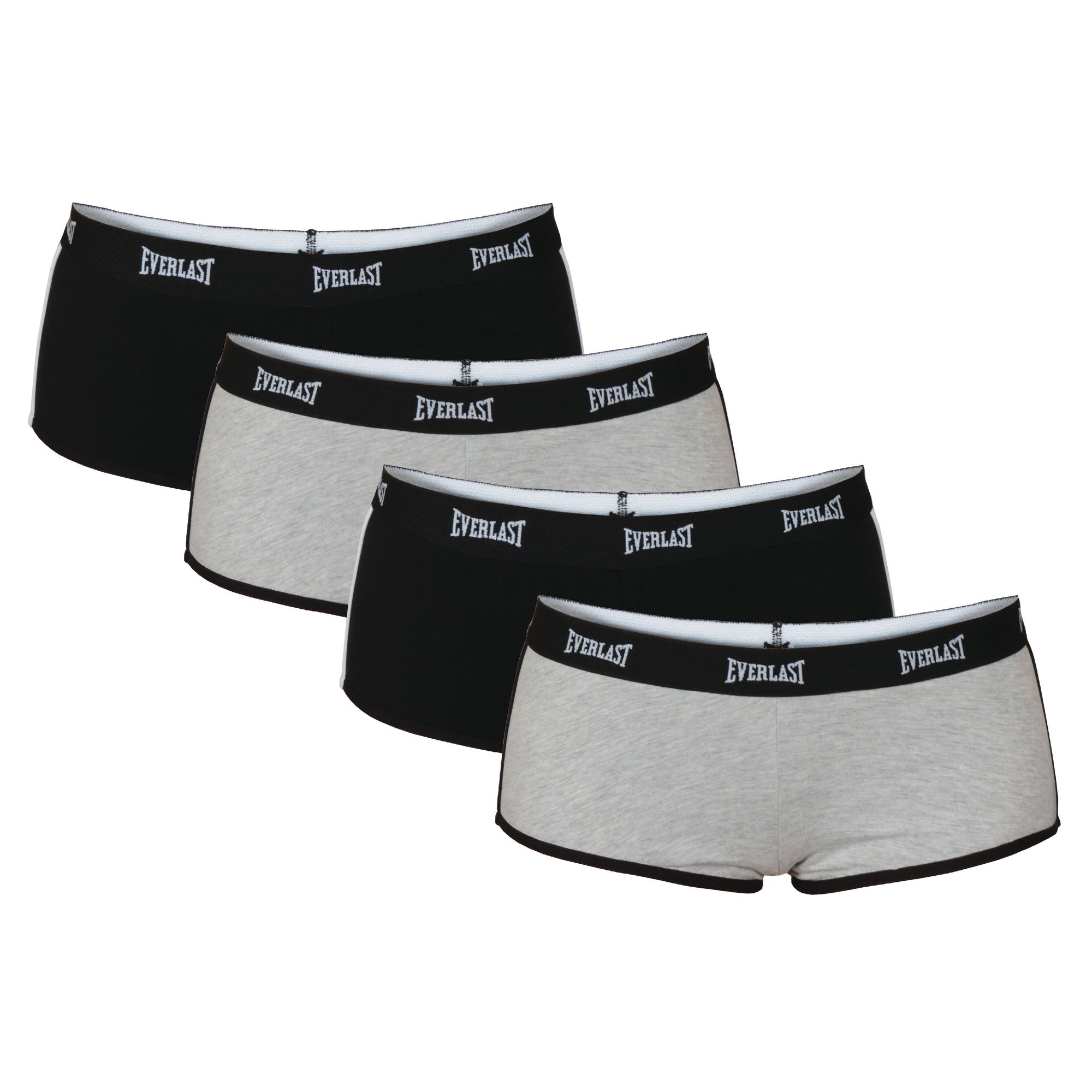 Women Boxers Basic Cotton Boyshort Solid Color Panties Underwear Ladies  Breathable Comfortable Briefs Pack 5