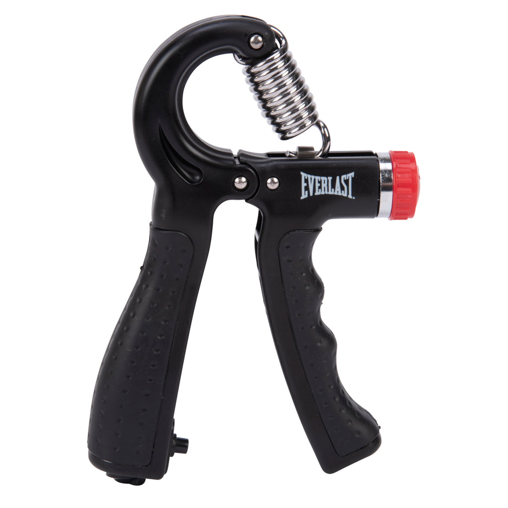 Adjustable Grip Strengthener with Rep Counter - Everlast Canada Adjustable Grip Strengthener with Rep Counter Black/Red / ONE SIZE